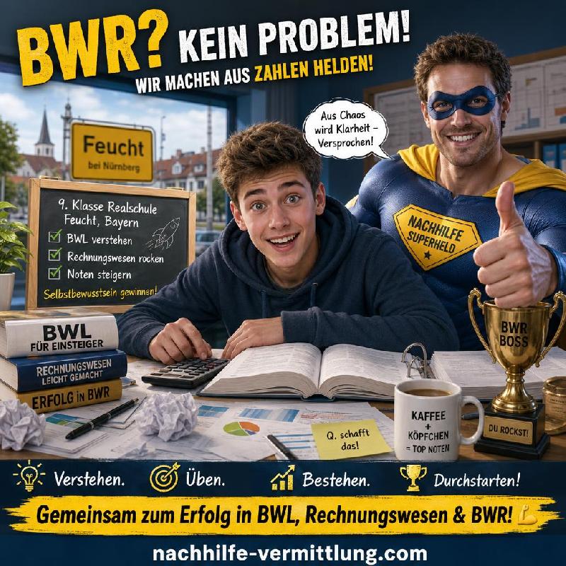 Nachhilfe BWL, Betriebswirtschaftslehre, Rechnungswesen, BWR Winkelhaid Nachhilfe BWL, Betriebswirtschaftslehre, Rechnungswesen, BWR Winkelhaid