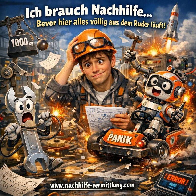 Nachhilfe Metallbau, Metalltechnik, Automatisierungstechnik, Physik, CAD, Mechanik, Schaltplanerstellung Duisburg