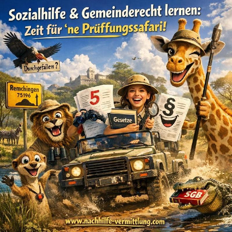 Nachhilfe Verwaltungsfachwirt, Sozialhilfe, Gemeindewirtschaftsrecht Remchingen Nachhilfe Verwaltungsfachwirt, Sozialhilfe, Gemeindewirtschaftsrecht Remchingen